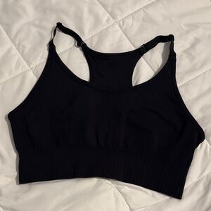 90 Degree By Reflex Black Sports Bra